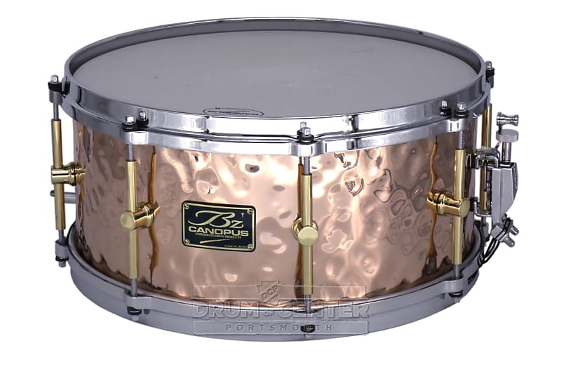 Hammered Bronze Snare Drum - Canopus Drums