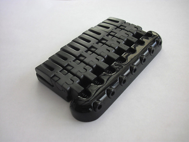 Schaller Hannes 7 string Guitar Bridge Black Chrome