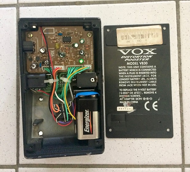 Vox V830 Distortion Booster rare vintage effect pedal