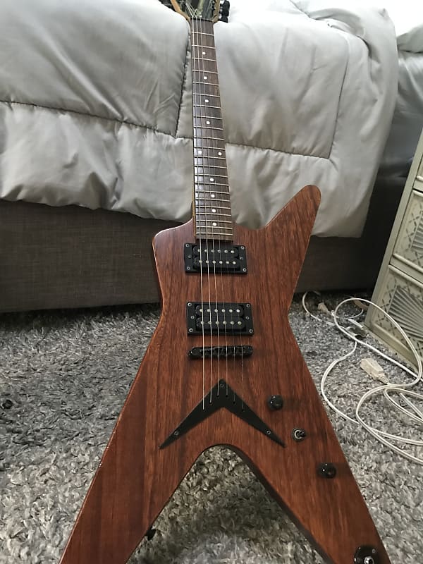 Dean MLX Natural Wood Electric Guitar | Reverb