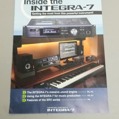 Roland Integra-7 Synth Module - Original multi-page Brochure
