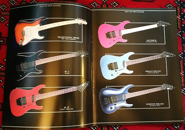 ESP Guitar Catalog 1989-90 George Lynch Cover | Reverb