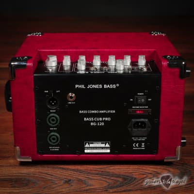 Phil Jones Bass BG-120 Bass Cub Pro 2x5” 120W Combo Amp w/ Carry Bag – Red image 7