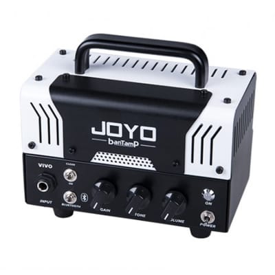 JOYO Bantamp VIVO Mini 20W Distortion Channel Pre Amp Tube Hybrid Guitar Amp Head Bundle with Cables image 3