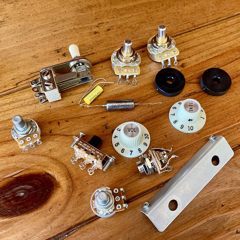 Wiring kit parts for Fender Jazzmaster CTS pots Reverb