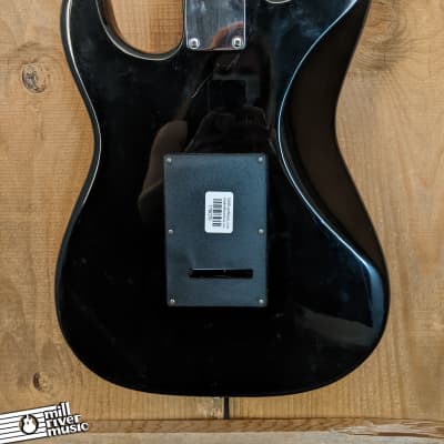 Vantage Stratocaster-Style Electric Guitar Black image 4