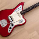 1965 Fender Jaguar Vintage Offset Electric Guitar Candy Apple Red, 100% Original w/ Case