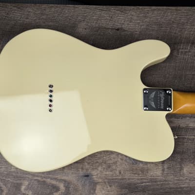 MyDream Partcaster Custom Built - Buttercream Thinline Tortoise Charlie Christian image 9