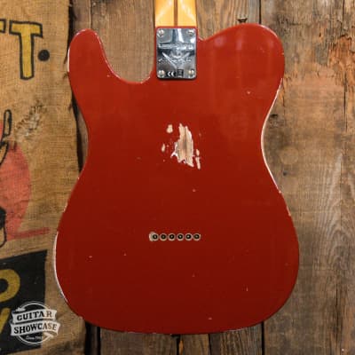 Fender Custom Shop Limited Edition Reverse '50s Telecaster Relic - Aged Cimarron Red image 2