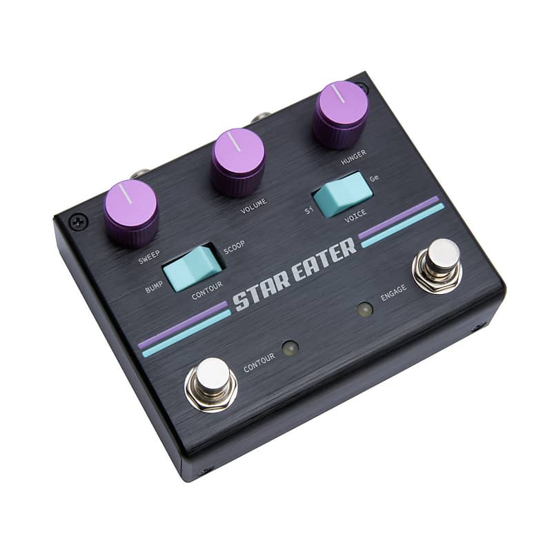 Pigtronix Star Eater All-Analog Dual Footswitch Super Jumbo Fuzz Pedal with Hunger, Volume, Sweep, Voice, and Contour Knobs image 1