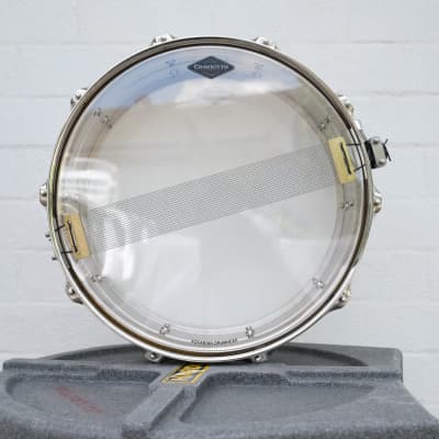 Craviotto Diamond Series Nickel Over Brass NOB Artist Model (SPL) Snare Drum imagen 12