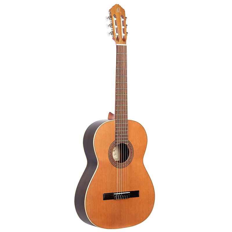 *NOS* Ortega Traditional Series R190 Made in Spain Classical Nylon String Guitar w/ Gig Bag - Natural image 1