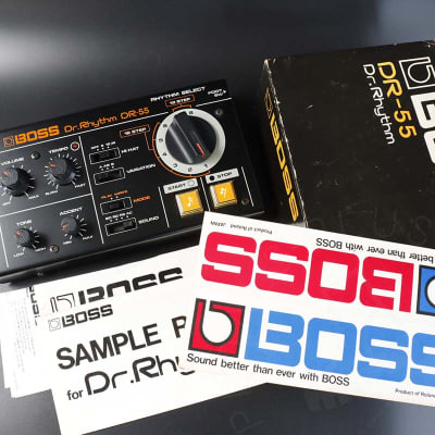 Boss DR-55 Dr. Rhythm 1980s - Black