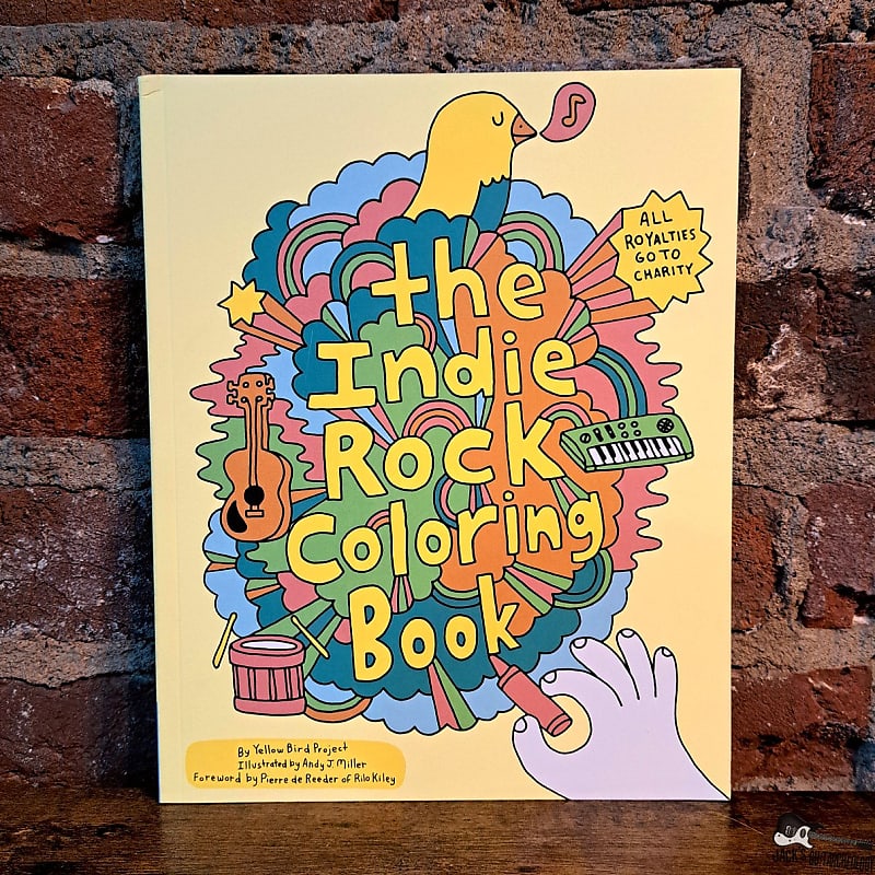 The Indie Rock Coloring Book Andy J Miller Reverb