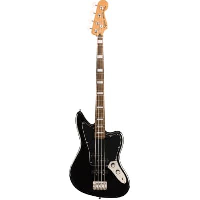 Squier Classic Vibe Jaguar Bass IL Black - 4-String Electric Bass for sale