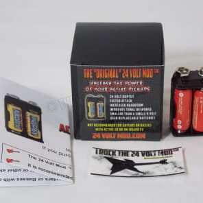 24 VOLT Mod Active Guitar Pickup Battery Pack ™ For EMG & ALL ACTIVE PICKUPS image 1