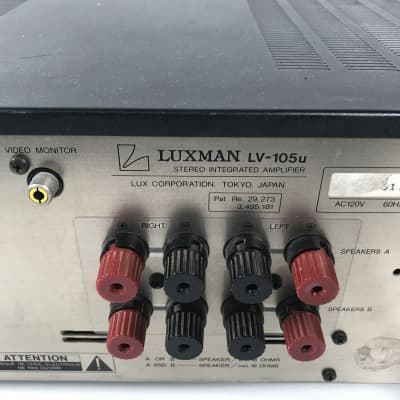 Luxman LV-105u Integrated Hybrid Amplifier | Reverb Portugal