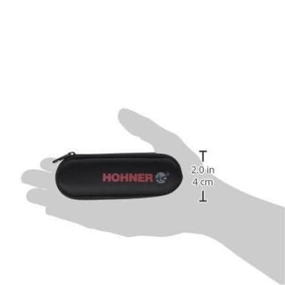 Hohner HPN1 Harmonica Storage Pouch w/Belt Clip Holds most 10 hole diatonic harp image 3