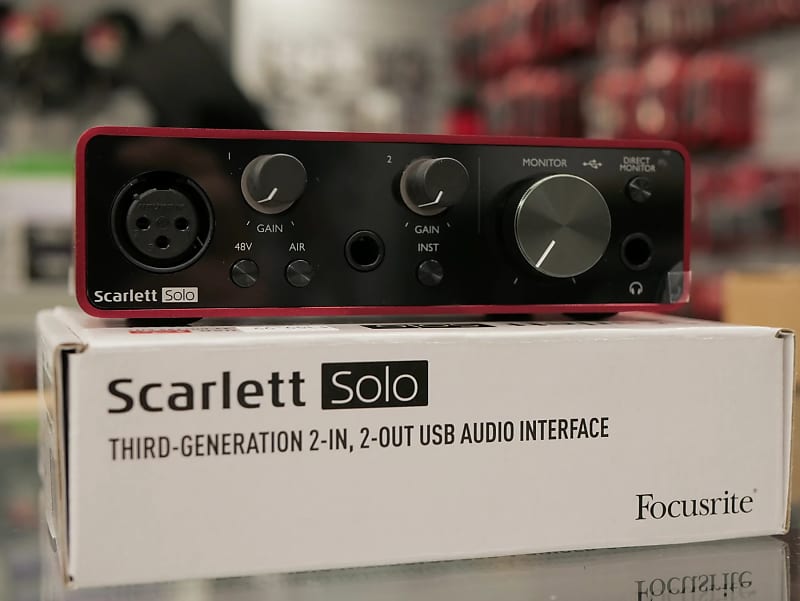 Focusrite Scarlett Solo 3rd Gen USB Audio Interface image 1