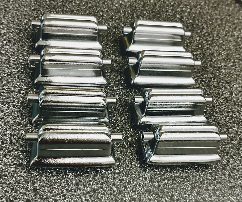 Vintage Rogers Beavertail Snare Lugs Full Set of 8 Reverb