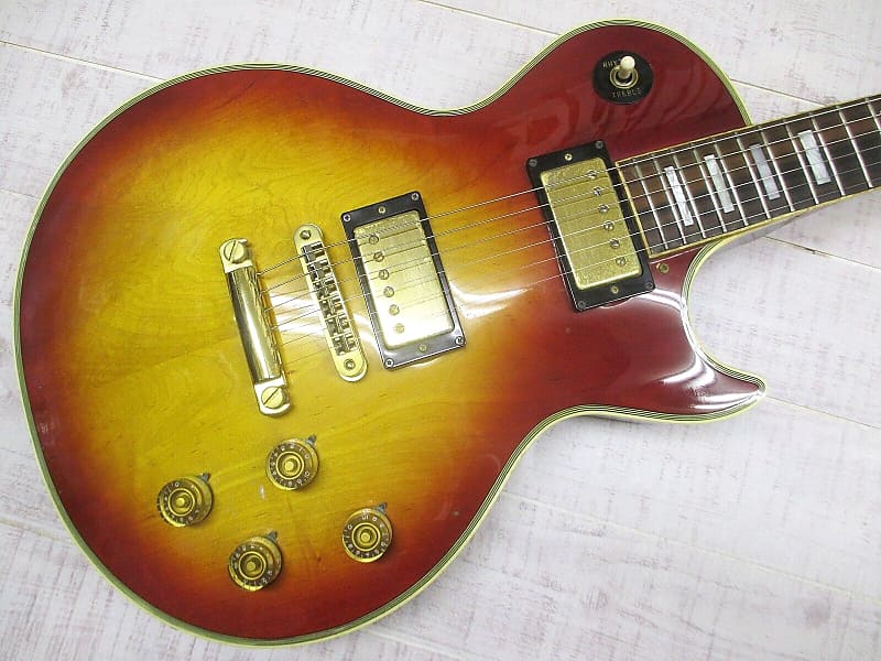 Greco 1977 EG800CR Les Paul Custom Ebony Fretboard Used Electric Guitar MIJ image 1