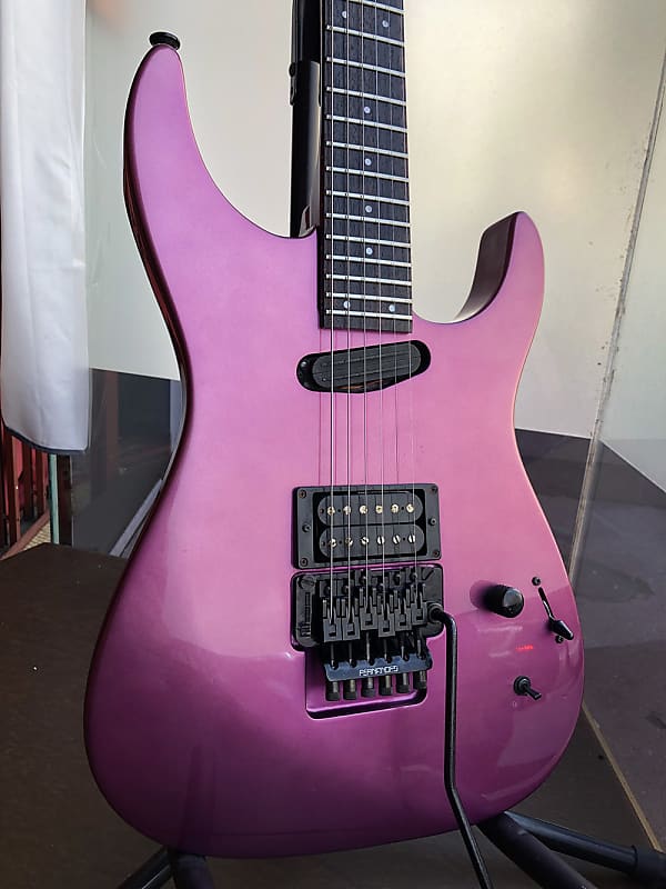 1990 Fernandes FR-65X, Metallic Magenta, Vintage Gig Bag