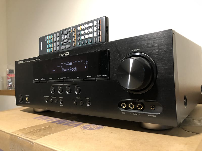 Dolby DSP 5.1 DTS Home Theater Amp - Yamaha RX-V365 + Official Remote