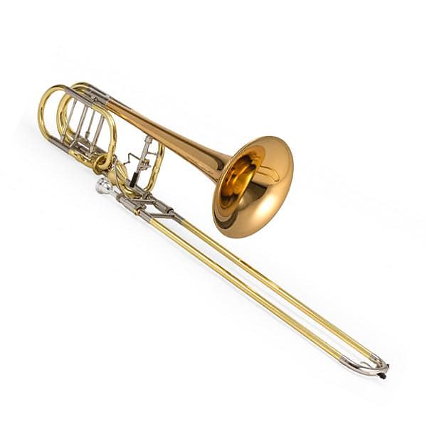 Jupiter XO Model Professional Bass Trombone with Rose Brass Bell, 1240RL-T image 1