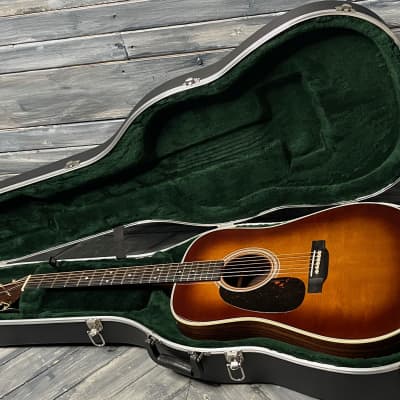 Martin Left Handed D-28 Standard Series Acoustic Guitar- Ambertone finish image 9