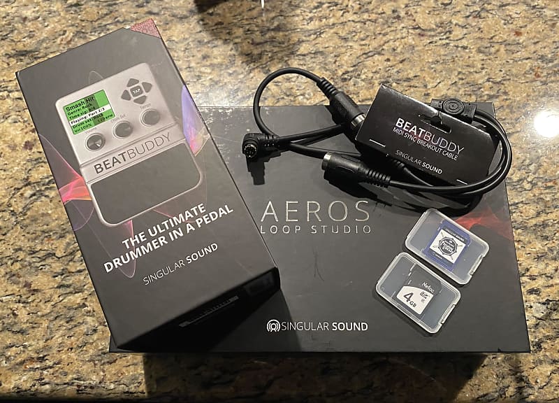 Singular Sound Aeros Loop Studio + BeatBuddy Drum Machine