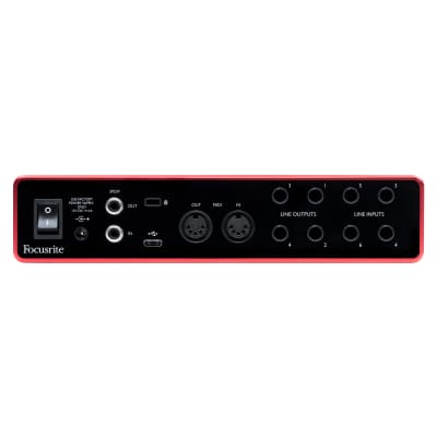 Focusrite Scarlett 8i6 3rd Generation 8-In 6-Out USB Audio Recording Interface image 4