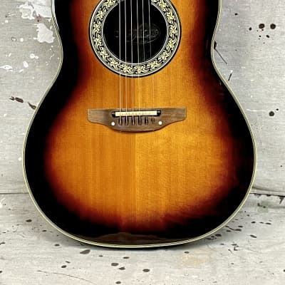 1978 Ovation Model 1612-1 Deluxe-Custom Balladeer Acoustic Electric Guitar  1970's OHSC | Reverb