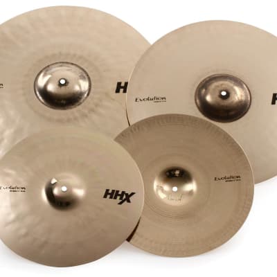 Sabian HHX Evolution Crash Cymbal Set - 17/19 inch (3-pack) Bundle