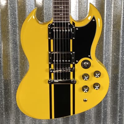 Westcreek Racer Offset SG Yellow Solid Body Guitar #0006 Used for sale