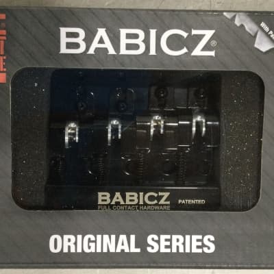 Babicz Full Contact Hardware FCH4BK 4-String Bass Bridge Black for sale