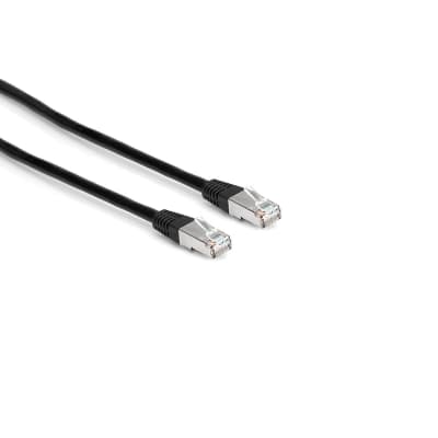 Hosa CAT-610BK Cat 5e Cable, 8P8C to Same, 10 ft, Black image 2