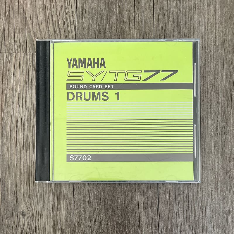 Yamaha SY77 S7702 Drums 1 Sound Card Set
