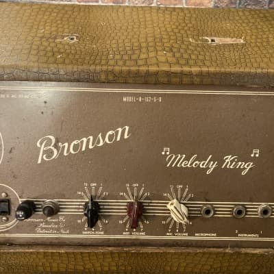 Magnatone 1x12" 18W Bronson Melody King (Model B 152 5U) Late ‘40s/Early ‘50s Croc Brown-Just Serviced! image 16