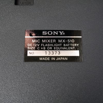 Sony MX510 mixer - Black image 15
