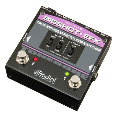 Radial Engineering BigShot EFX Effects Loop Switcher Passive True Bypass Pedal image 2