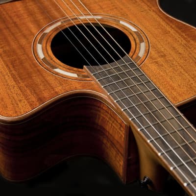 Washburn WCG55CE Comfort Series Grand Auditorium Koa Acoustic-Electric Guitar image 14