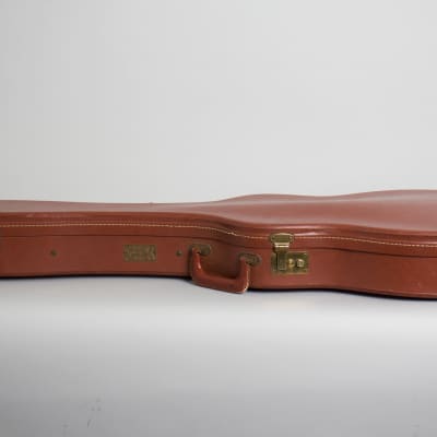 Guild  Aristocrat M-75 Thinline Hollow Body Electric Guitar (1956), ser. #3390, original brown hard shell case. image 11