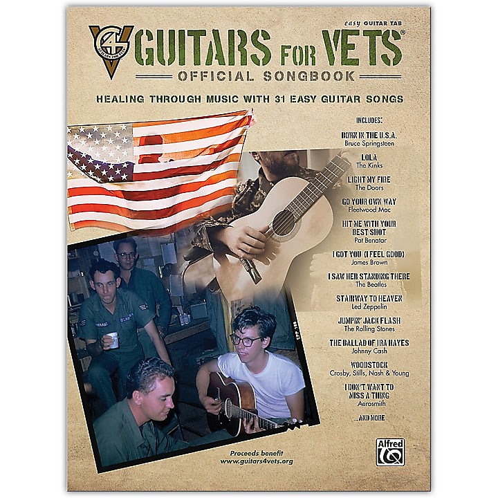 Guitars for Vets Official Songbook Easy Guitar TAB Reverb