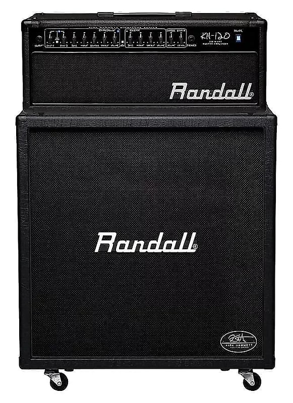 Randall KH120RHS Kirk Hammett Signature Series 120W 4x12 Guitar Half Stack image 1