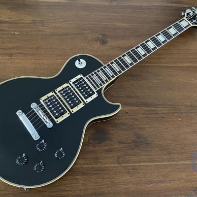 Greco, Single Cut Guitar, Custom, EG600P, Black,1978 vintage, “Frampton”, OHSC image 3
