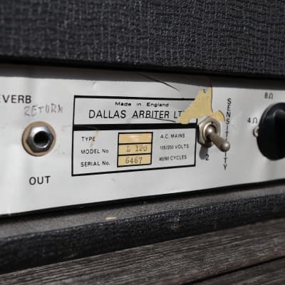 Sound City 120 Partridge Vintage Valve Amplifier image 8