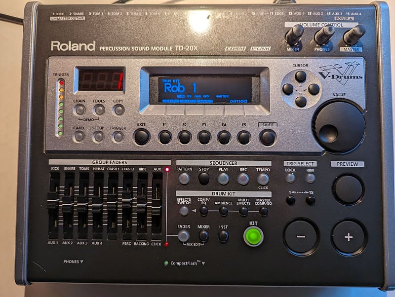 Roland TD-20X V-Drum Percussion Sound Module