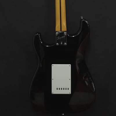 Custom Fender Squier Stratocaster Active Pups Light Relic Gilmour Inspired Black Strat Nitro Neck image 8
