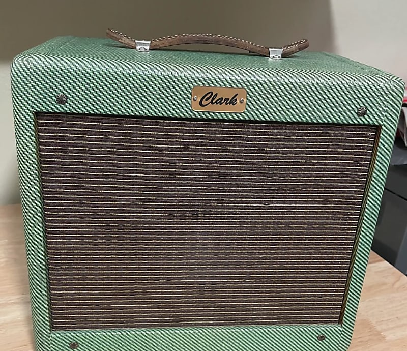 GREEN/Tweed Champ 5F1 Cabinet/ Nitro Lacquer and Tinted | Reverb