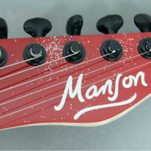 Manson MB-1 2013 Red Glitter Matthew Bellamy Signature Electric Guitar - MUSE image 6